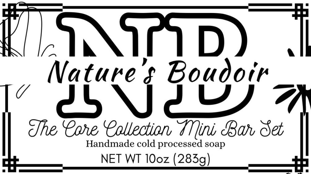 Core Collection Mini Bar Set- Seven handcrafted mini bars to explore the collection